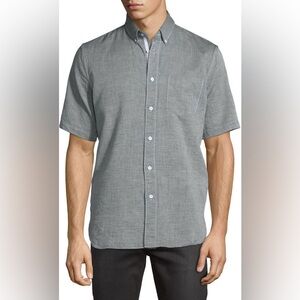 Rag & Bone Short Sleeve Oxford Shirt